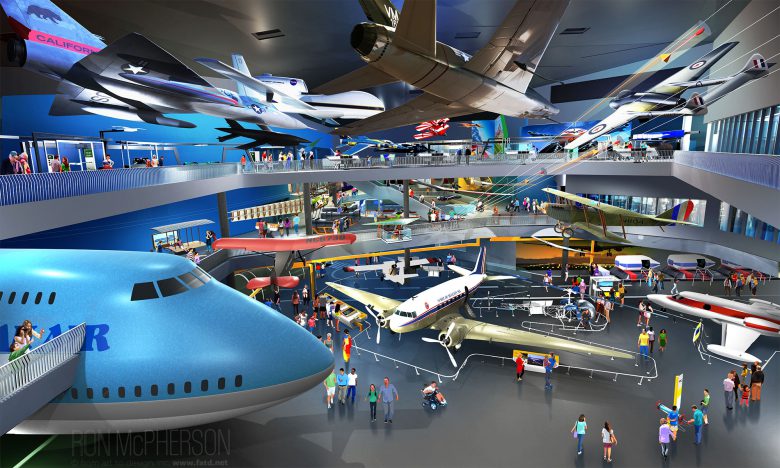 View of the Air Museum Galleries