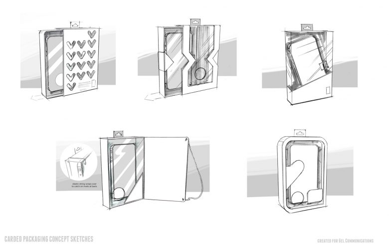 Packaging structural studies for iPhone packaging