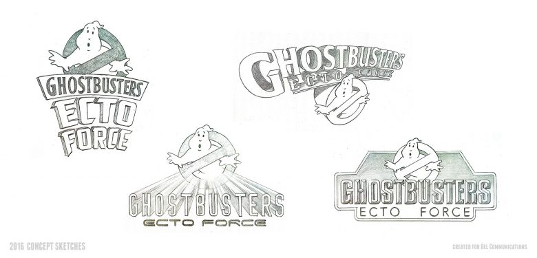Ghostbusters: Ecto Force Logo Concepts